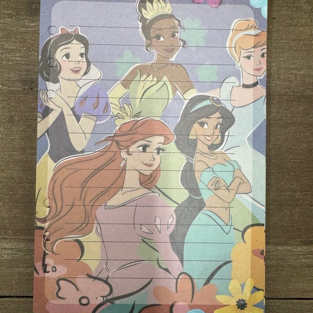 Disney Princesses Size A5 Refill Stationery Paper (50 sheets)
